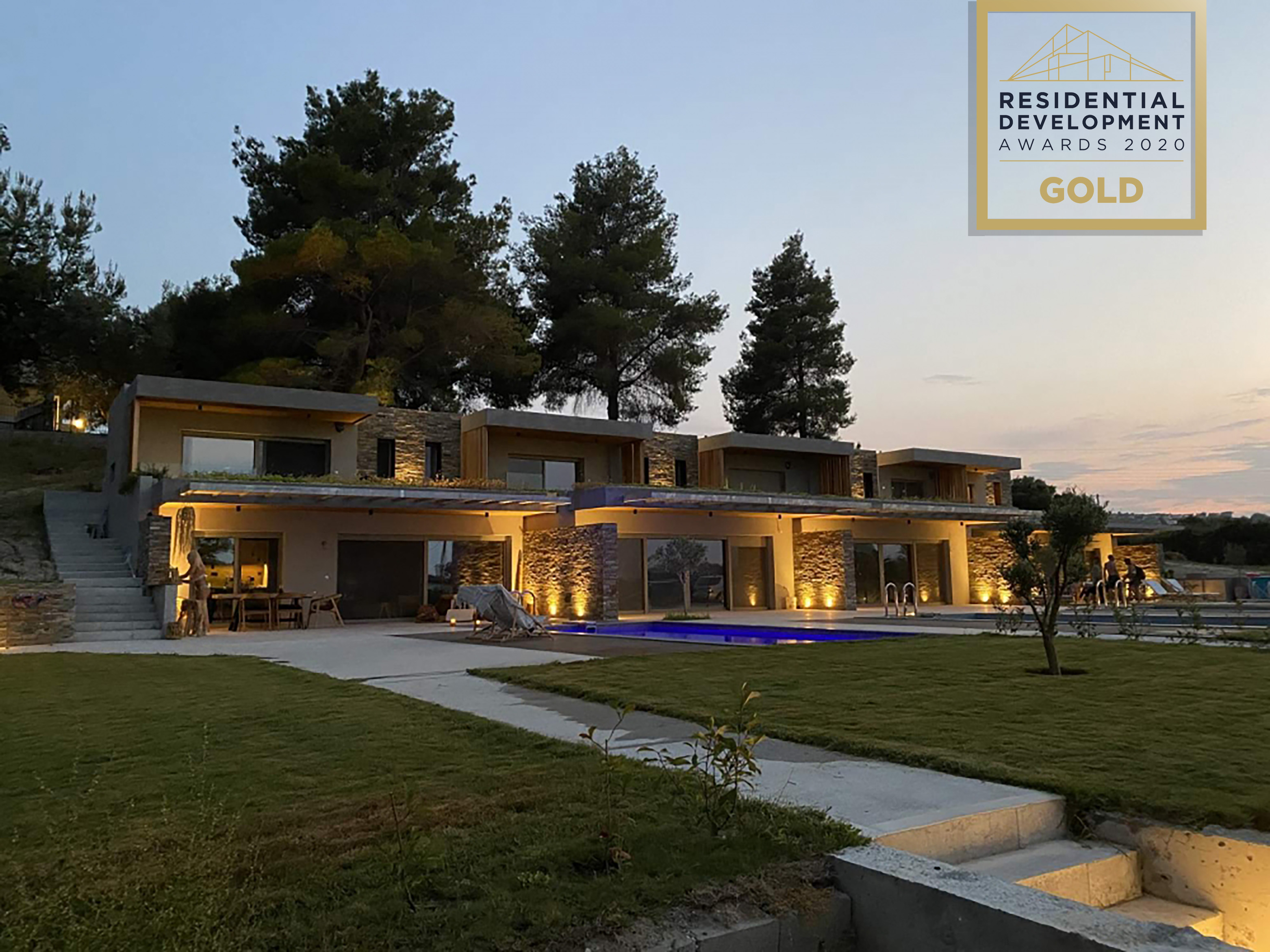 ROOF GARDEN HOUSING COMPLEX IN CHANIOTIS